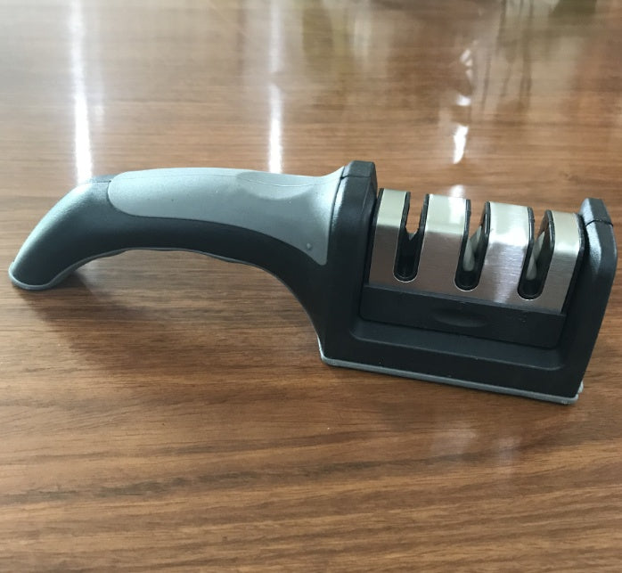Kitchen household knife sharpener, 3-Stage Knife Sharpener with Ergonomic Handle – Professional Kitchen Tool