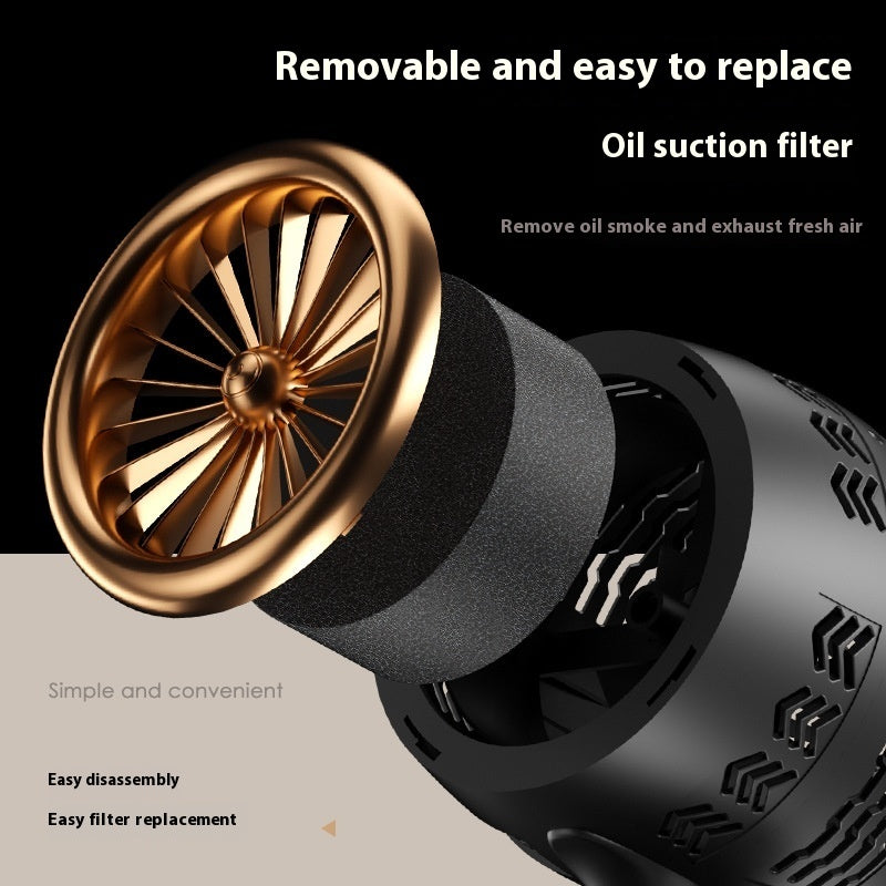 Household Portable Small Desktop Kitchen Ventilator,Mini Desktop Kitchen ventilator-Portable Smoke Extractor.